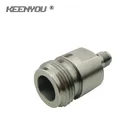 Ember rf coaxial adapter N-Female to SM-Female SUS303 high-frequency rf coaxial connector DC-18GHz VSWR1.2