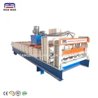 Easy To Operate Roofing Glazed Tile Steel Making Roll Forming Machine