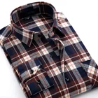 Plaid Shirts Plaid Plaid Shirts Wholesale Stretch Checked Flannel Plaid Fashion Men's Custom Shirts For Men