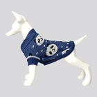 jacquard Panda Lake Blue dog cat pet cloth clothes clothing sweater apparel coat jacket jumper dress wear