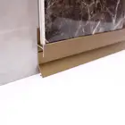 New Design Factory Price LED Inserted Design Aluminum Skirting Profiles for Wall and Floor Tile