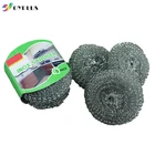 Kitchen cleaning stainless steel scourer steel wire cleaning ball