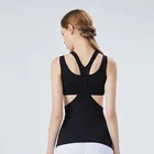 Clothing New Style Yoga Clothing Vest Yoga Shirt Stitching Mesh Yoga Vest Fitness Clothing