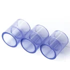 110mm UPVC Plastic Transparent Water Pipe And Fittings Coupler