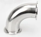 Pipe Stainless Steel 90 Degree Elbow Vacuum Adaptor Pipe Sanitary Stainless Steel 90 Degree Elbow