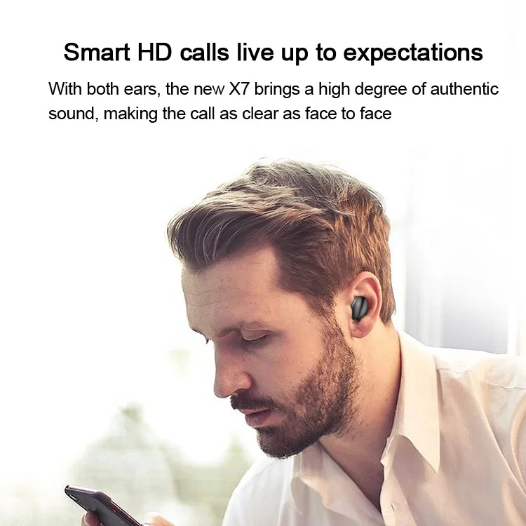 TWS 5.0 With Led Display Mini Earbuds Noise Cancelling Headphone Bluetooth Headset Wireless Twin Bluetooth Earphone Touch - ANKUX.COM