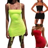 Summer Hot Sale Trendy Sling Backless Mini Bodycon Dress Sexy Women Tube Top Dress
