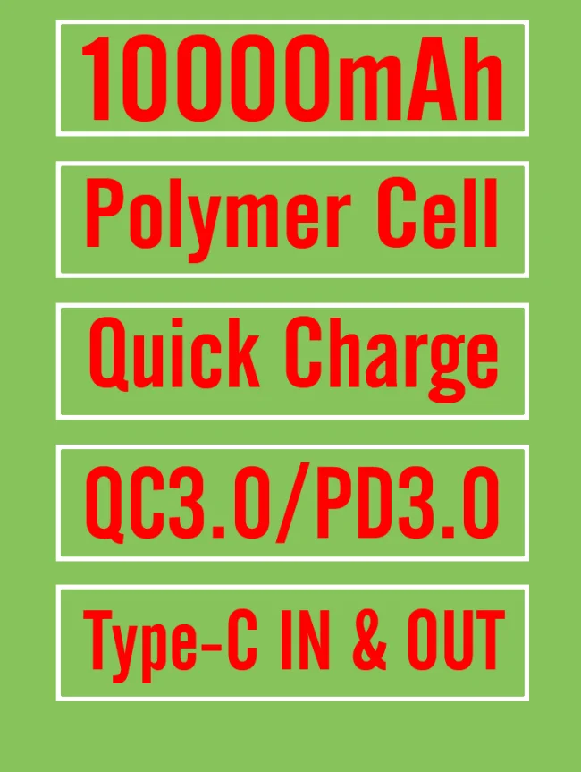 QC3.0Power Bank 10000mAh Portable Charger For Samsung Xiaomi mi Mobile Li-polymer BatteryPowerbank 10000 mAh Poverbank Phone - ANKUX.COM