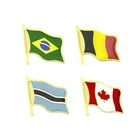 Shenzhen factory custom wholesale flag fantasy pin/soft enamel lapel badge pins