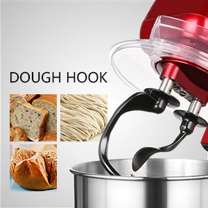 Automatic Electric 1200W Stand Food Mixer With accessories Dough hook, Mixing Beater, Egg Whisk