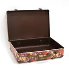 Custom printed boxes cardboard carry suitcase with handle