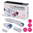 beauty equipment dermaroller derma rolling system 5 in 1derma roller set