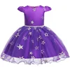 Beautiful Fancy Children Cosplay Witches Dress Kids Halloween Costumes for Girls