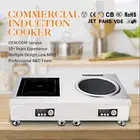 Double Burners Wok With Two 2 Woks Induction Cooker