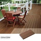 Wood Plastic Plastic Wood Floor Rucca Brown 138*23mm Outdoor WPC Wood And Plastic Composite Decking Floor