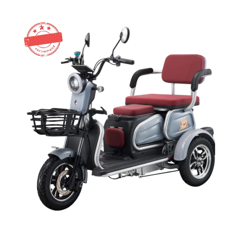 Long Range Electric Tricycle Moped Scooter Mini Motorcycle For Elderly