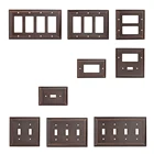 Logo Customization Wall Switch Plate America Style LED Light Electric Wall Switch Cover Plate