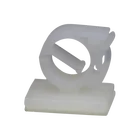 nylon plastic self adhesive Wire clamps cable clips
