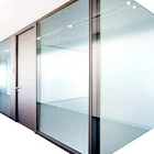 High Quality 108mm Thicknees Aluminum Frame Soundproof Office Partition Glass Wall system