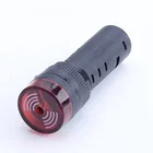 AD16-16SM Flash buzzer with led smart buzzer plastic round head buzzer