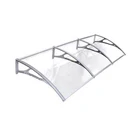 1000x1200mm plastic awnings solid polycarbonate roof sheet window door canopy rain sun shelter