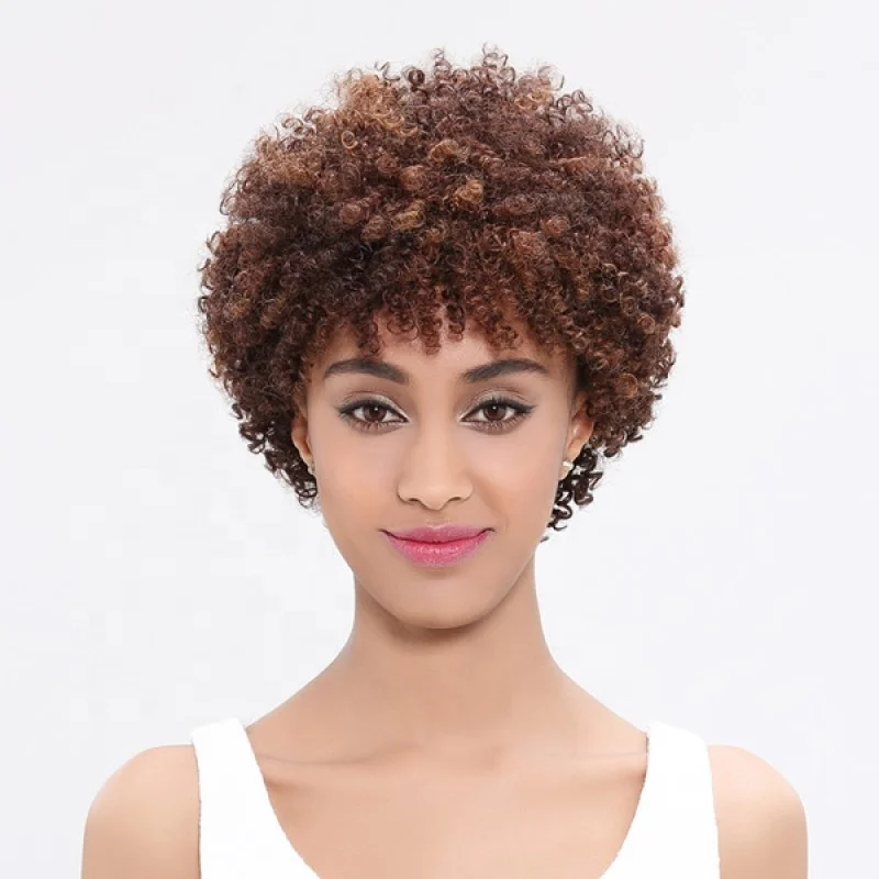 Brazilian Afro Kinky Curly Wigs For Black Women Non Lace Front Human Hair Wigs,1 Piece, Picture color
Brazilian Afro Kinky Curly Wigs For Black Women Non Lace Front Human Hair Wigs,1 Piece, Picture color
