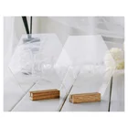 Number Acryl Table Stand 2020 Custom Freestanding Table Signs Clear Acrylic Hexagon Number Holders With Stand