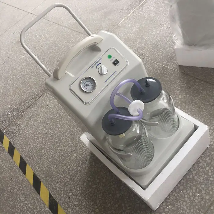 Medical Electric Vaccum Suction Machine Suction Trolley Unit Machine