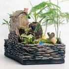 Flower Other Home Decor Nursery Decor Flower Decor Garden Micro Landscape Potted Resin Gift