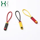 High quality custom fashion eco-friendly plastic zipper rubber puller