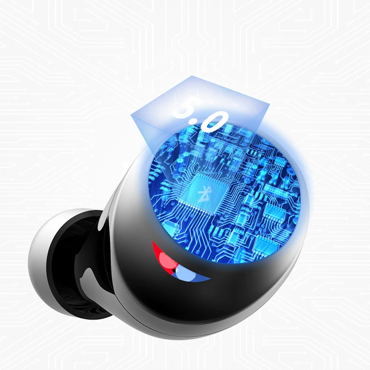 LED Screen Display 5.0 In-Ear Tws Earbuds With 3500Mah Charging Case - ANKUX.COM