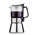Factory Price Heat Resistant Stainless Steel Portable Coffee Maker Espresso Moka Pot