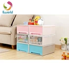 colorful stackable Plastic storage drawer cabinet box