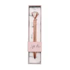 2020 New Products Exquisite Diamond Gift Pen Set, Custom Printing Wholesale Cheap Metal Pen With Box For Girl