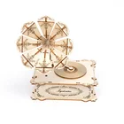 Crafts Factory Direct Sale Wooden Handmade Decorations Crafts Antique Gramophone