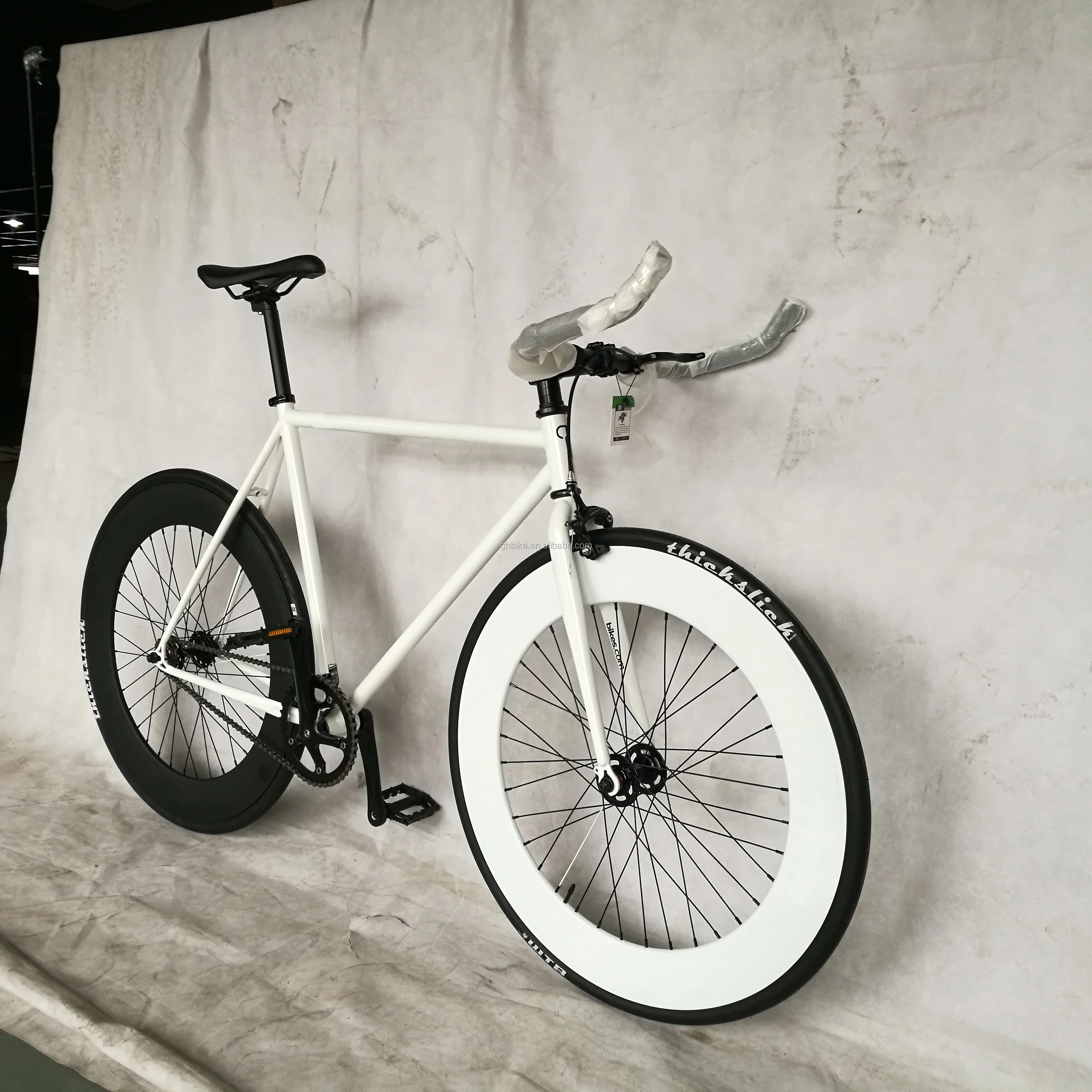 700C OEM/ODM China Cheap three wall 80MM big coloful deep V fixie rim