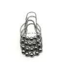 12 pieces/set of bathroom curtain hook metal drum curtain ring