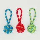 Hot Sale Pet Dogs Chew Toys Colored Cotton Rope Ball For Dog