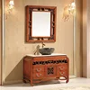 solid wood cheap Chinese bathroom vanity furniture