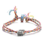 2019 Newest Retro Nepal Beads Charm Bracelet For Women Men Ethnic Rope Woven Bracelets Bangles Adjustable Jewelry