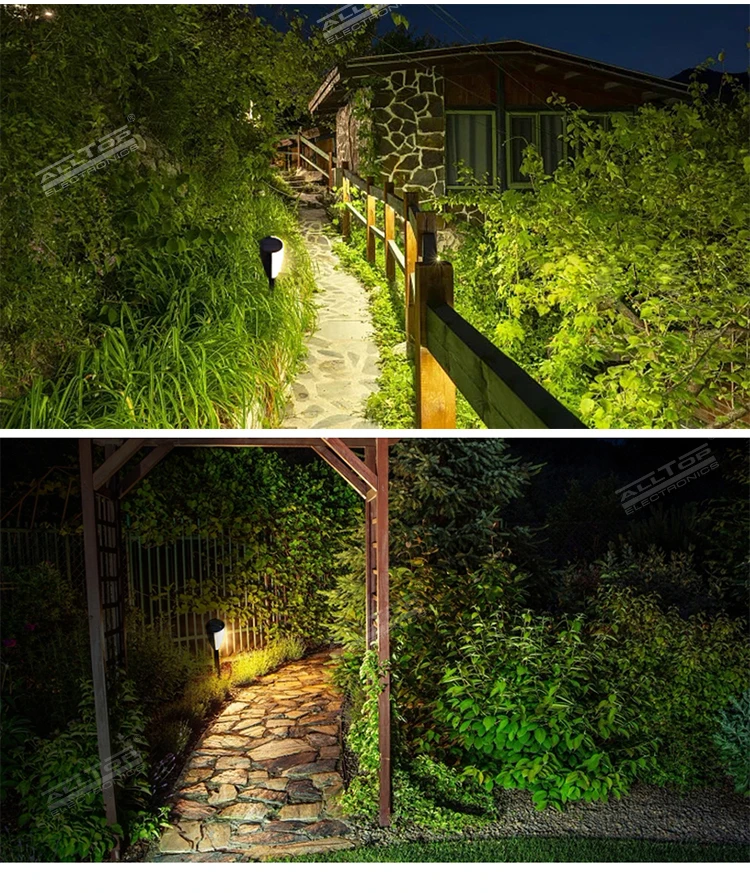 ALLTOP Outdoor IP65 Landscape Decoration lawn lamp LED Garden Solar Christmas Music garden pathway stake Light