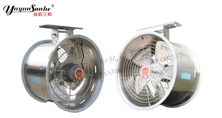 16-20 inch Stainless Ceiling Air Circulation Fan for Greenhouses - detail 2