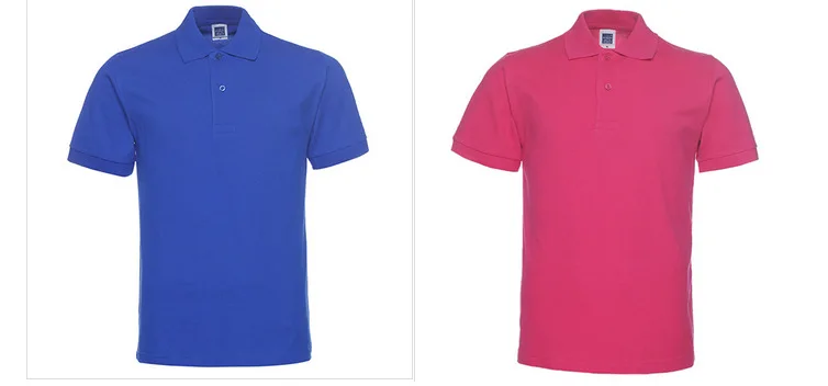 No MOQ Wholesale Custom Polo Shirt Men Printing Bulk Blank 100% cotton Mens Polo T-Shirts 14 Color