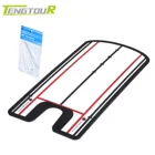 12x6 Inches Travel-size Golf Putting Alignment Mirror, Golf Swing Training Aids