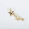 Good quality bulk sale 1pcs paper card packing hair daily accessories jewelry star hair clip