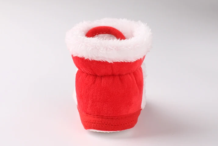 New Arrival Candy Color Warm Plush Baby Winter Shoes Baby Cotton Soft Sole Winter Boots details