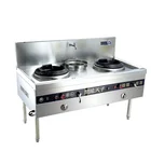 Steel Gas Cooktop Gas Cooktop 201 Stainless Steel Table-top 2 Burner Gas Cooktop With Air Valve 180w