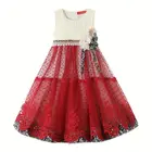 Guangzhou Kids Clothes Casual Flower Baby Girl Dresses For Little Fairy