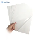 Clear Self Adhesive Transparent Custom Vinyl PP Sticker Paper A4 Size For Laser Printing Labels