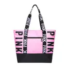 Bag Hand Multifunctional Waterproof Nylon Shoulder Large Capacity Shopping Bag Pink Fashion Lady Hand Bag